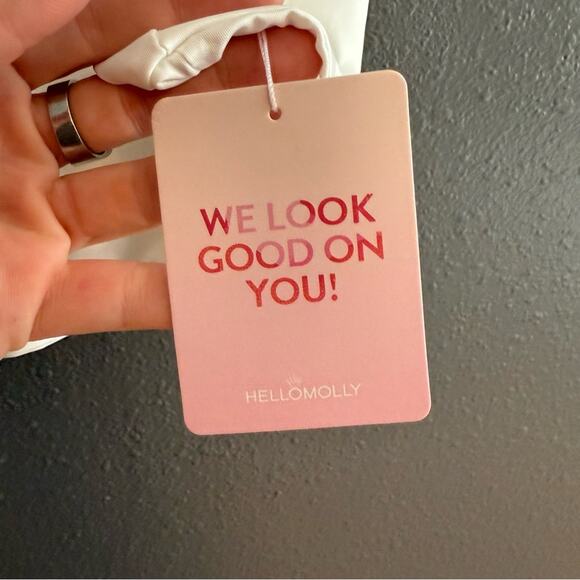 Hello Molly NWT Base Repeat After Me Tank Size M - Picture 6 of 6